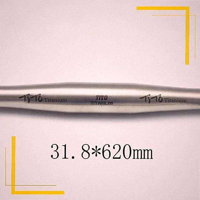 Titanium Flat Handle Bar 25.4/31.8*580-740mm-Mountain Bike/MTB Double Butted Ti