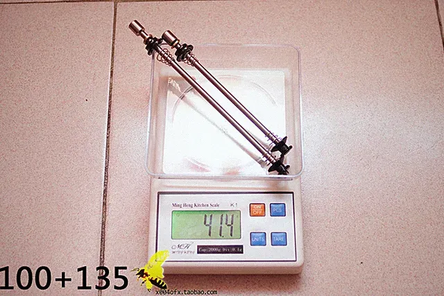 Titanium Hex Key Birdy Bike 100mm & 135mm QR skewer Ti Axle for Mountain bicycle