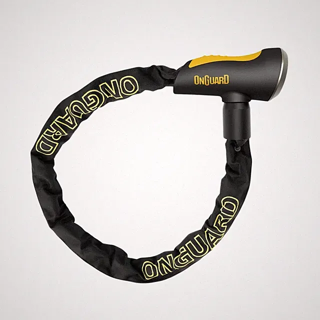 Titanium Reinforced 8mm Bike Chain Lock - Lightweight, Durable, Water-Resistant