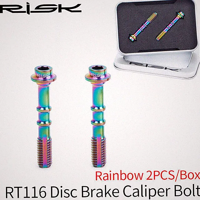 Titanium Screw Bicycle Oil Disc Brake Clamp Bolts for SHIMANO SRAM Caliper Bolt