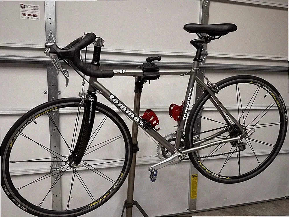 Tommaso Titanium 54cm Road Bike W/Dura-Ace+Extras (Profile aero Bars/ Cassettes