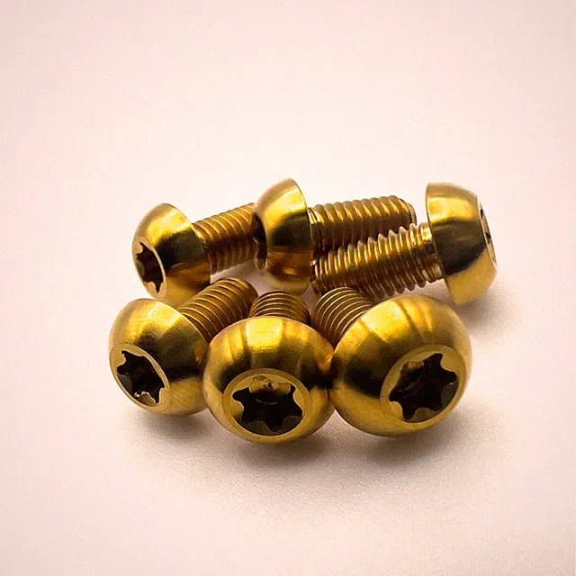 Trail Arc Titanium MTB Brake Rotor Bolt 2 Wheel Kit for 6-Bolt Brake Rotor