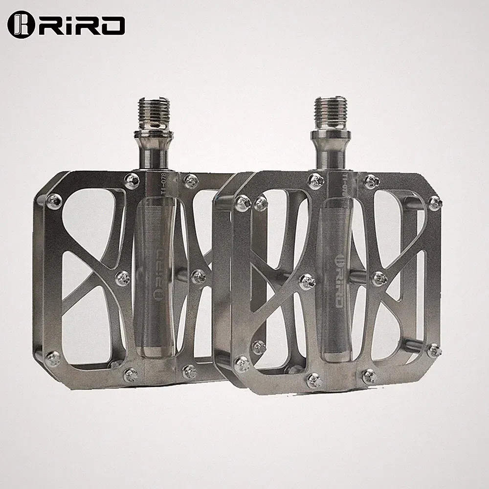 Ultralight Titanium Alloy Bicycle Pedal 3 Bearing MTB Road Bike Anti-Slip Pedals