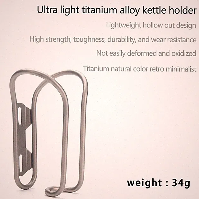Ultralight Titanium Bicycle Water Bottle Cage Bottle HolderMTB Road Bike Bottle
