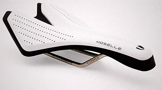 Union Sport Mosselle Road MTB eBike Biking Ti Saddle Titanium-Rail Seat White