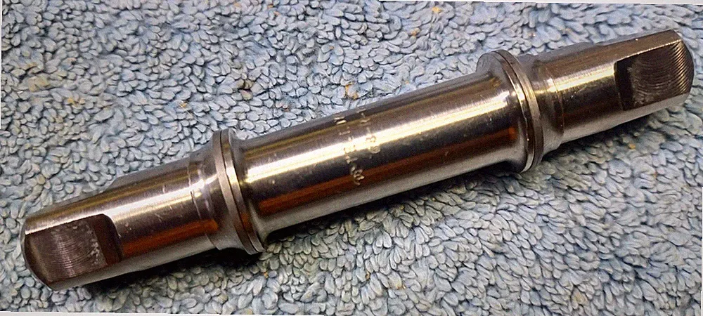 VGC, Teledyne Titan Titanium Bicycle Bottom Bracket Spindle 112mm