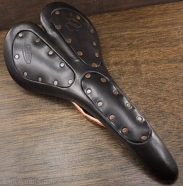 Vintage RoadBike Selle Italia SADDLE Leather Titanium Flite SLR Gel Bicycle SEAT
